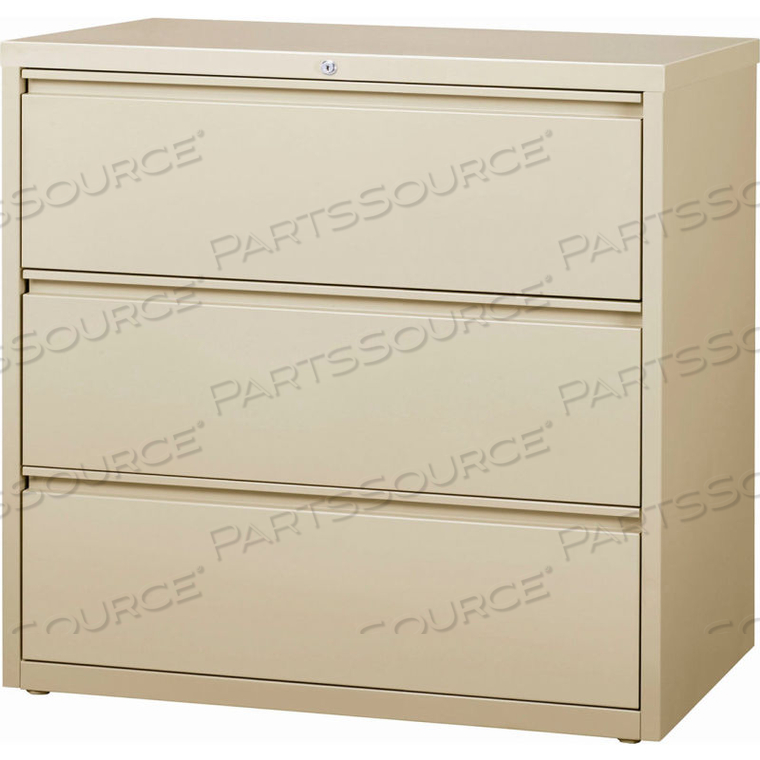 HL10000 SERIES LATERAL FILE 42" WIDE 3-DRAWER - PUTTY by Hirsh HL10000 SERIES LATERAL FILE 42" WIDE 3-DRAWER - PUTTY by Hirsh