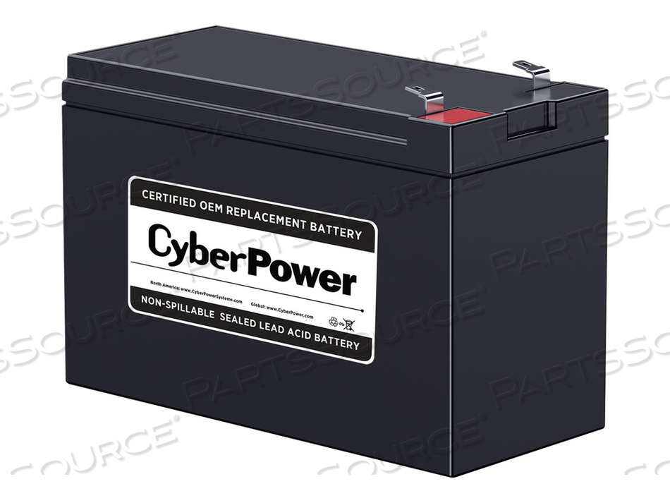 RB1270C, UPS BATTERY, 1 X BATTERY, LEAD ACID, 7 AH, FOR RT650 