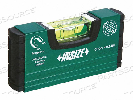 PORTABLE LEVEL 25/32 W 4 L ALUMINUM by Insize