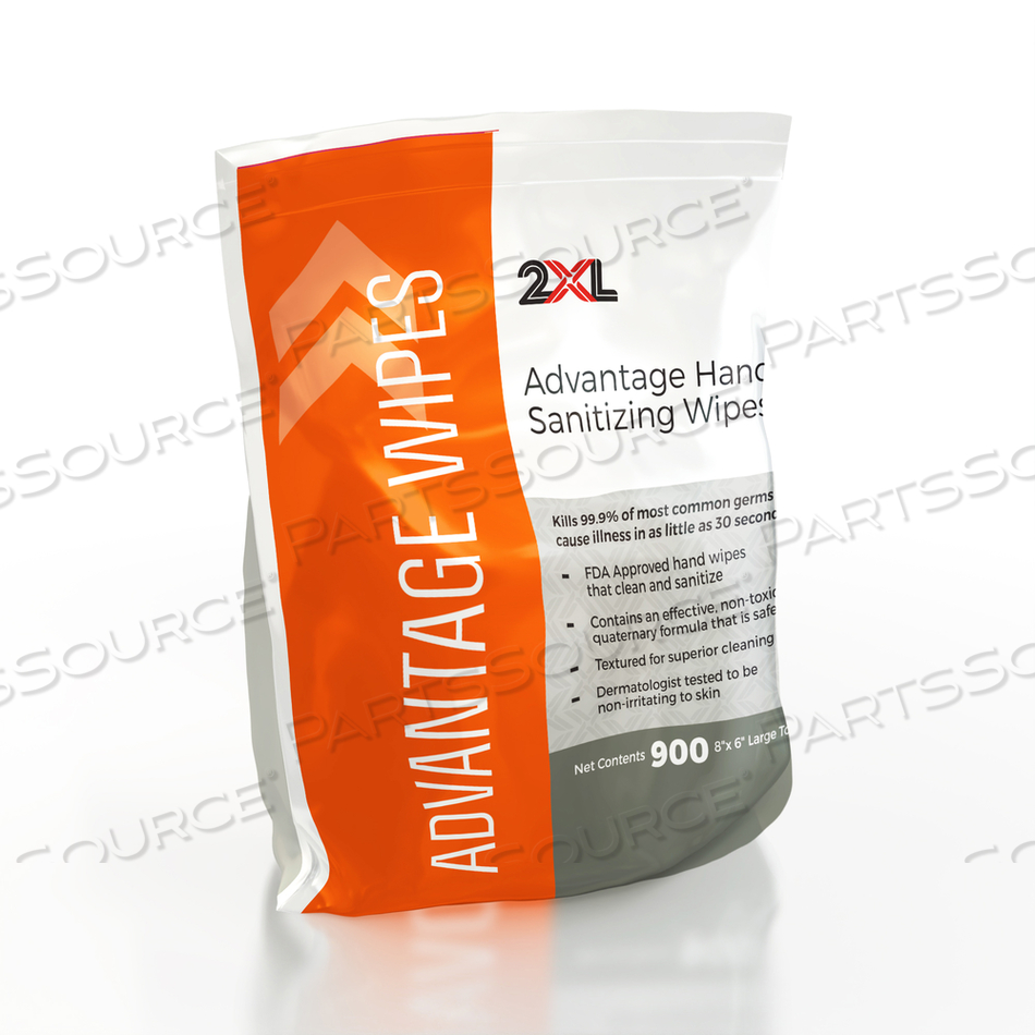 ADVANTAGE SANITIZING WIPES by 2XL Corporation ADVANTAGE SANITIZING WIPES by 2XL Corporation