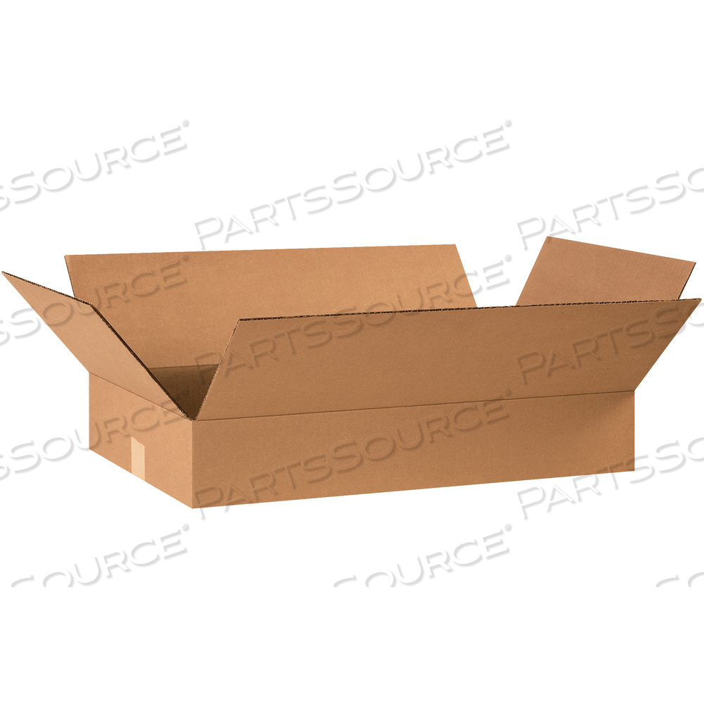 FLAT CORRUGATED BOXES, 24" X 14" X 4", KRAFT, 25/BUNDLE by BOX Partners (Box Acquisitions, LLC)