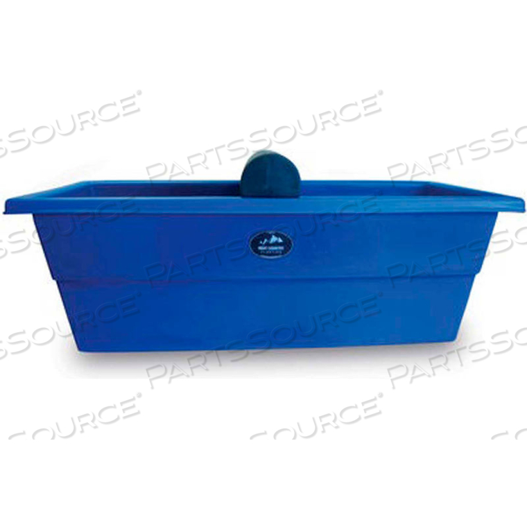 STOCK TANK W/AUTO FEED W-75 AUTO 75 GALLONS, 54"L X 26"W X 24"H, GRAY by High Country Plastics