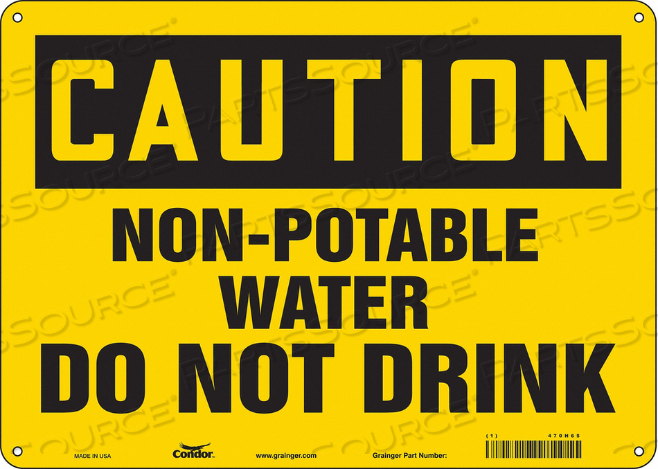 SAFETY SIGN 14 W X 10 H 0.060 THICK 