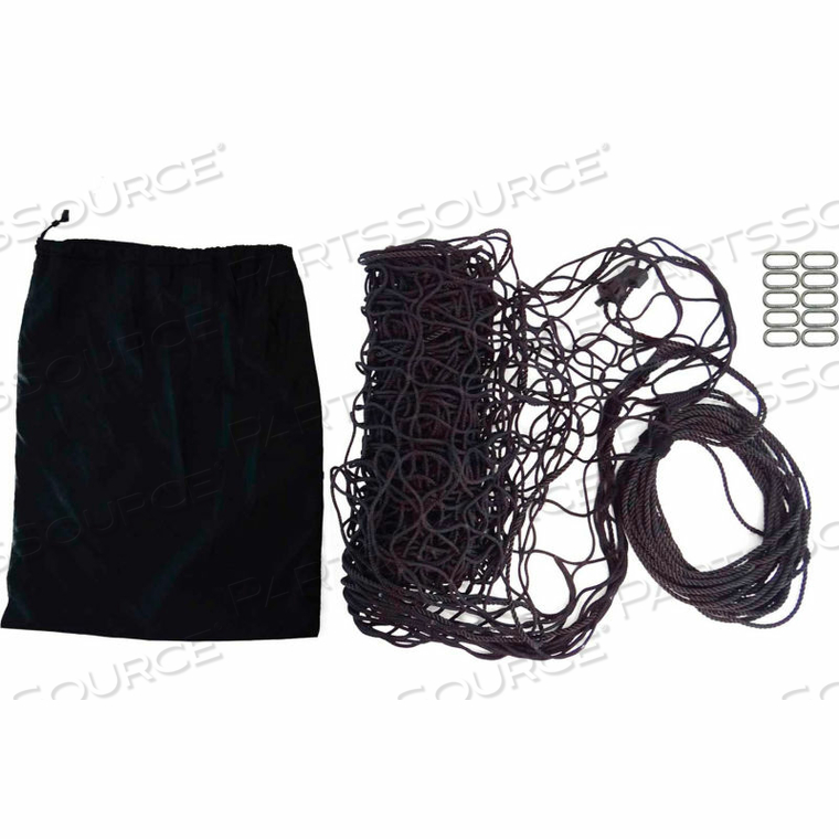 MILITARY CARGO NET 96"X144", CINCH ROPE, 10 SNAP-HOOK CARABINER & STORAGE BAG by Snap-Loc MILITARY CARGO NET 96"X144", CINCH ROPE, 10 SNAP-HOOK CARABINER & STORAGE BAG by Snap-Loc