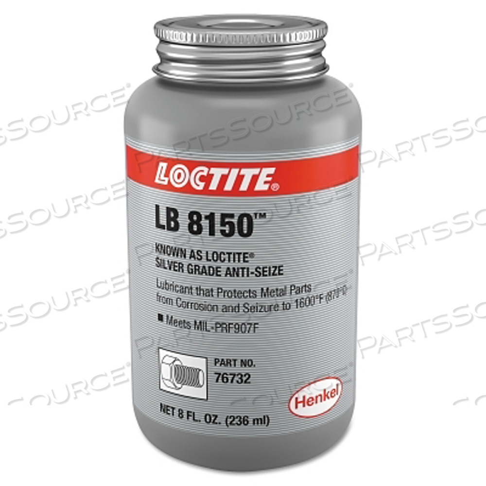 SILVER GRADE ANTI-SEIZE LUBRICANT, 8 OZ CAN by Loctite Brand SILVER GRADE ANTI-SEIZE LUBRICANT, 8 OZ CAN by Loctite Brand