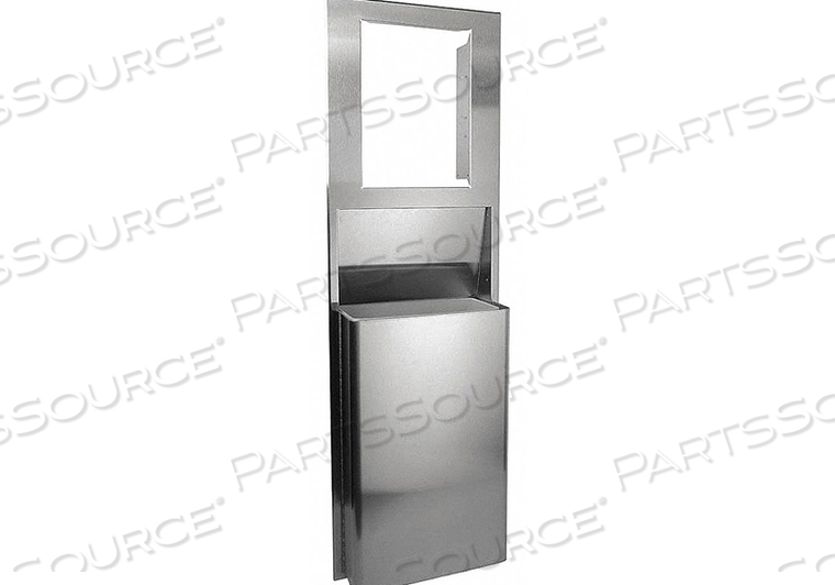 CUSTOM TRASH CAN STAINLESS STEEL 10 GAL. by Georgia-Pacific CUSTOM TRASH CAN STAINLESS STEEL 10 GAL. by Georgia-Pacific