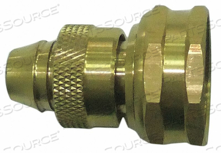 GARDEN HOSE ADAPTER, RIGID, FOR HOSE I.D. 1/2 IN, HOSE FITTING A GENDER FEMALE, HOSE FITTING B GENDER FEMALE, HOSE FITTING A SIZE 3/4 IN, HO by Westward