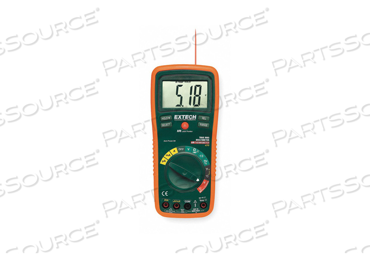 DIGITAL MULTIMETER 750V 10A 40 MOHMS by Extech Instruments DIGITAL MULTIMETER 750V 10A 40 MOHMS by Extech Instruments