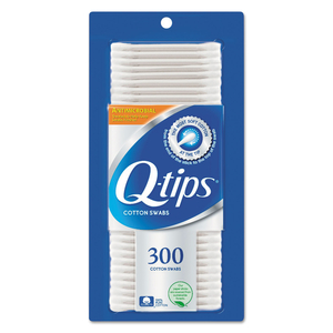 COTTON SWABS, ANTIBACTERIAL, 300/PACK by Q-tips