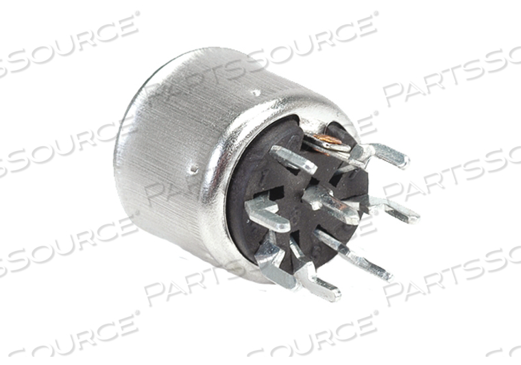 RECEPTACLE, PC MOUNT, DIN 8 PIN by Crest Healthcare