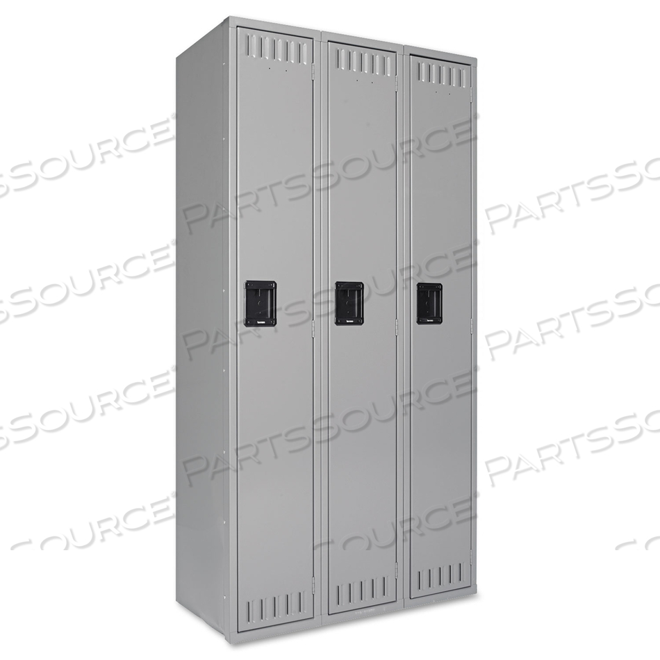 WRDRB LOCKR LVRD 3 WD 1 TIER MEDIUM GRAY by Tennsco Corp.