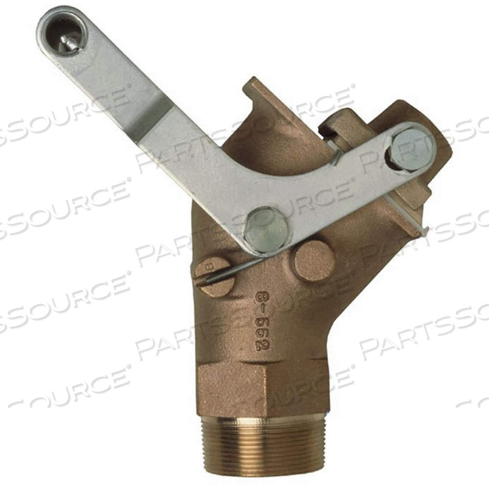 DRUM GATE VALVE, SELF-CLOSING, 2 IN MALE NPS/2 IN MALE NPT, RIGID, FM APPROVED by Approved Vendor DRUM GATE VALVE, SELF-CLOSING, 2 IN MALE NPS/2 IN MALE NPT, RIGID, FM APPROVED by Approved Vendor