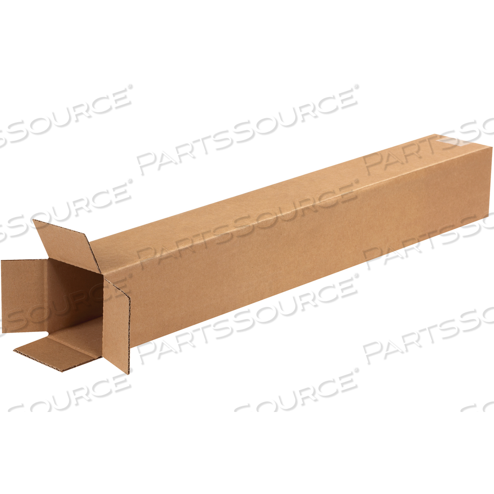 TALL CORRUGATED BOXES, 4" X 4" X 28", KRAFT, 25/BUNDLE by BOX Partners (Box Acquisitions, LLC)