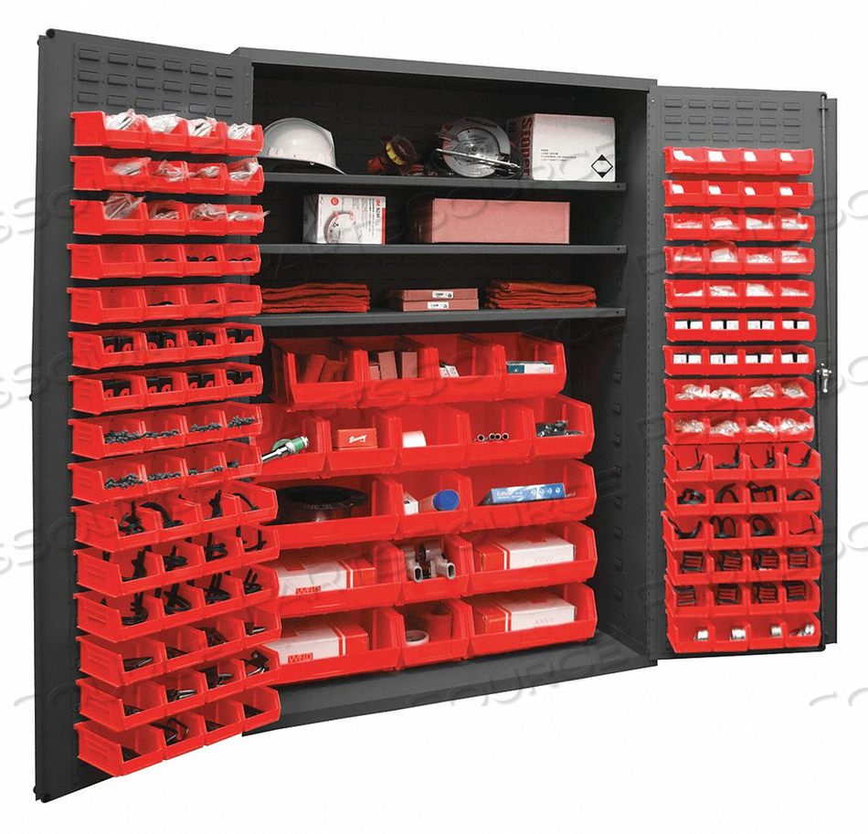 BIN CAB LOUVERED/SHELVING 72 H 48 W 24 D by Durham Manufacturing Company BIN CAB LOUVERED/SHELVING 72 H 48 W 24 D by Durham Manufacturing Company