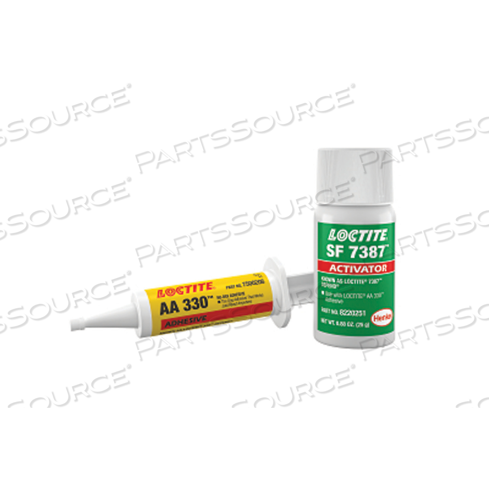 AA 330 STRUCTURAL ADHESIVE, 0.85 OZ, SYRINGE, YELLOW by Loctite Brand