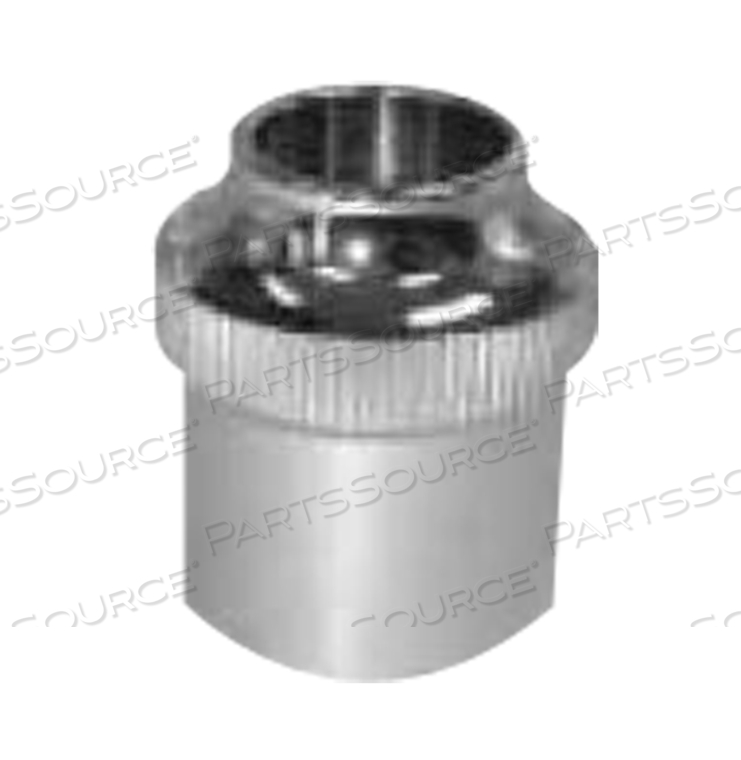 ADAPTER, UNIVERSAL, 15MMF X 22MMF, CHROME BRASS by Anesthesia Associates
