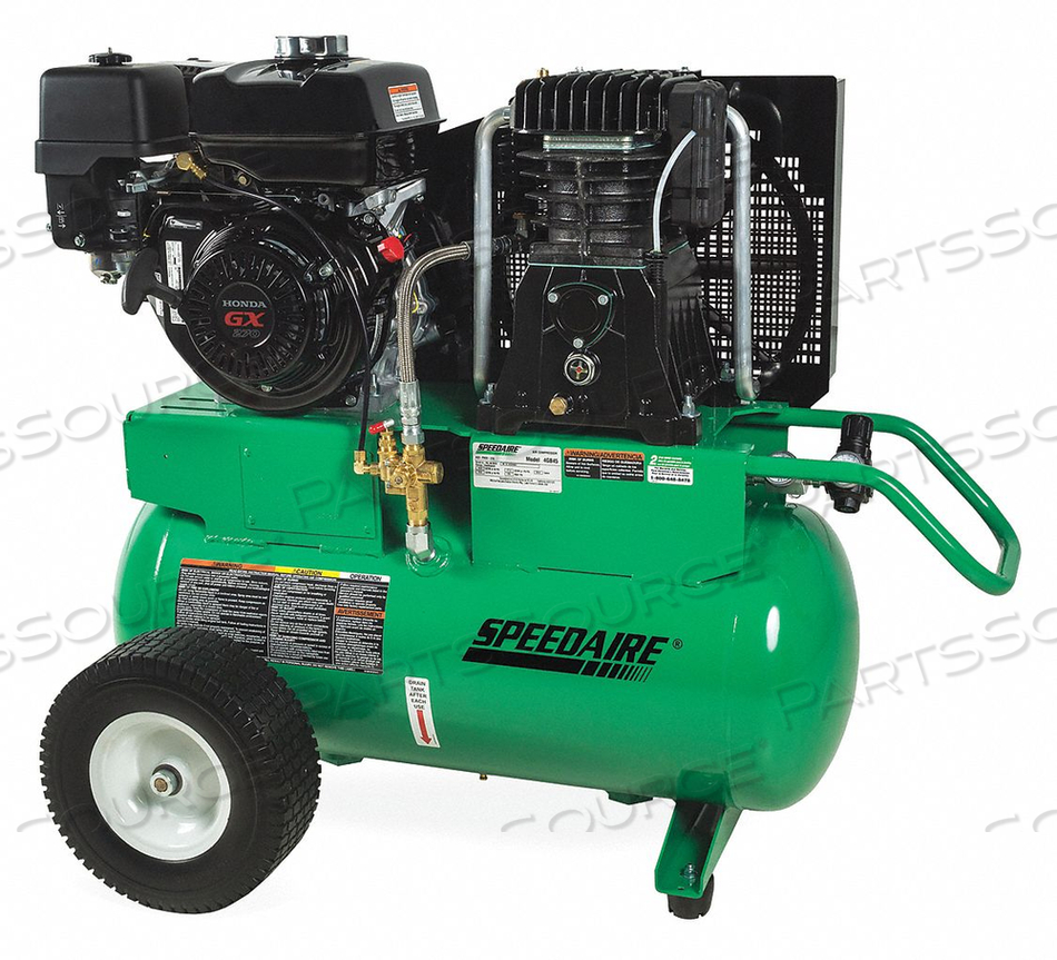 PORTABLE GAS AIR COMPRESSOR 2 STAGE 9 HP by Speedaire PORTABLE GAS AIR COMPRESSOR 2 STAGE 9 HP by Speedaire