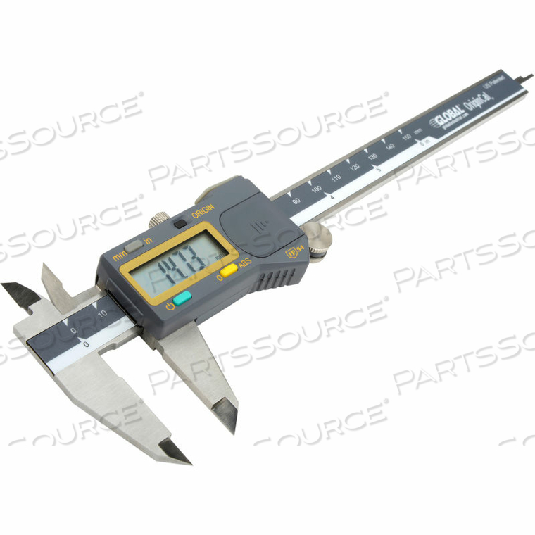 0-6"/150MM ABSOLUTE ORIGIN IP54 DIGITAL CALIPER W/ FACTORY CALIBRATION by International Precision Instruments Corp 0-6"/150MM ABSOLUTE ORIGIN IP54 DIGITAL CALIPER W/ FACTORY CALIBRATION by International Precision Instruments Corp