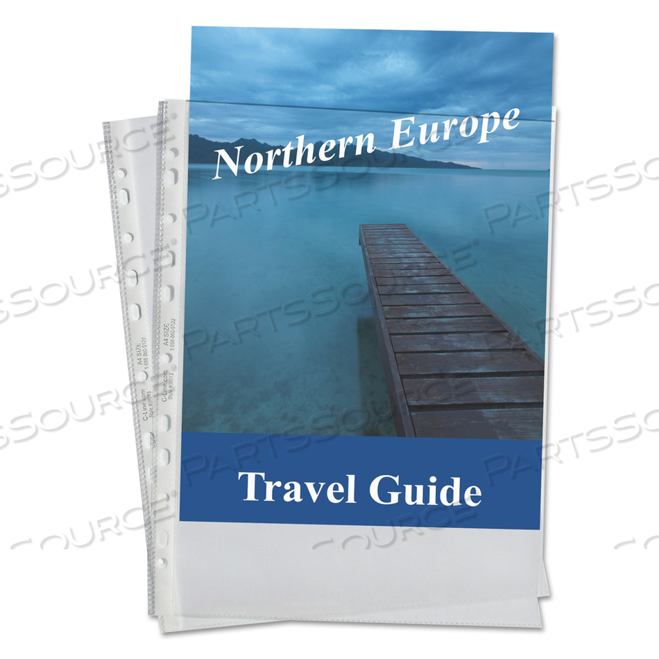 STANDARD WEIGHT POLY SHEET PROTECTORS, CLEAR, 2", 11.75 X 8.25 by C-Line STANDARD WEIGHT POLY SHEET PROTECTORS, CLEAR, 2", 11.75 X 8.25 by C-Line