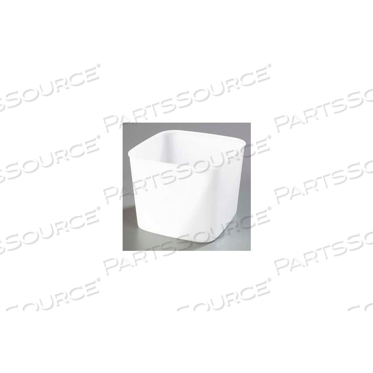 STORPLUS SQUARE FOOD STORAGE CONTAINER 6 QT., WHITE by Carlisle