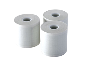 PAPER ROLL, RED GRID, 106 MM X 30.48 M by Physio-Control