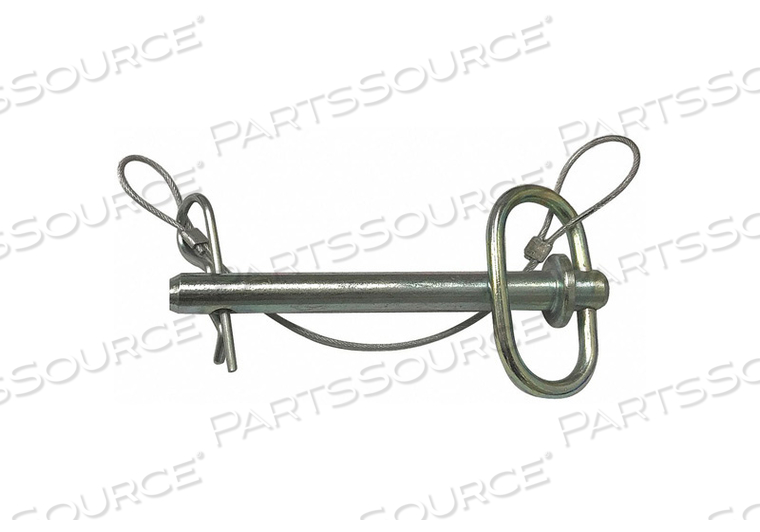 HITCH PIN,3/4 IN DIA,6.25 IN L,STEEL, DETENT, INCH, 3/4 IN PIN DIA, 6 1/4 IN SHANK LG, STEEL by Fabory HITCH PIN,3/4 IN DIA,6.25 IN L,STEEL, DETENT, INCH, 3/4 IN PIN DIA, 6 1/4 IN SHANK LG, STEEL by Fabory