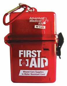 EMERGENCY MEDICAL KIT PLASTIC RED 7 H by Adventure Medical Kits