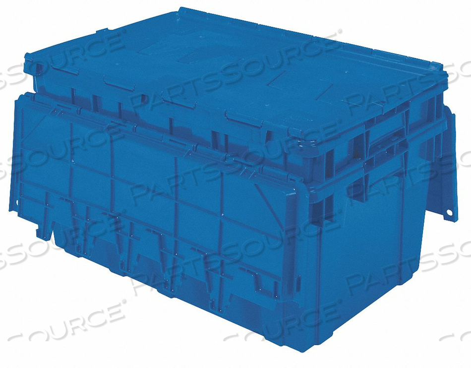 ATTACHED LID CONTAINER 2.25 CU FT BLUE by Akro-Mils / Myers Industries, Inc ATTACHED LID CONTAINER 2.25 CU FT BLUE by Akro-Mils / Myers Industries, Inc