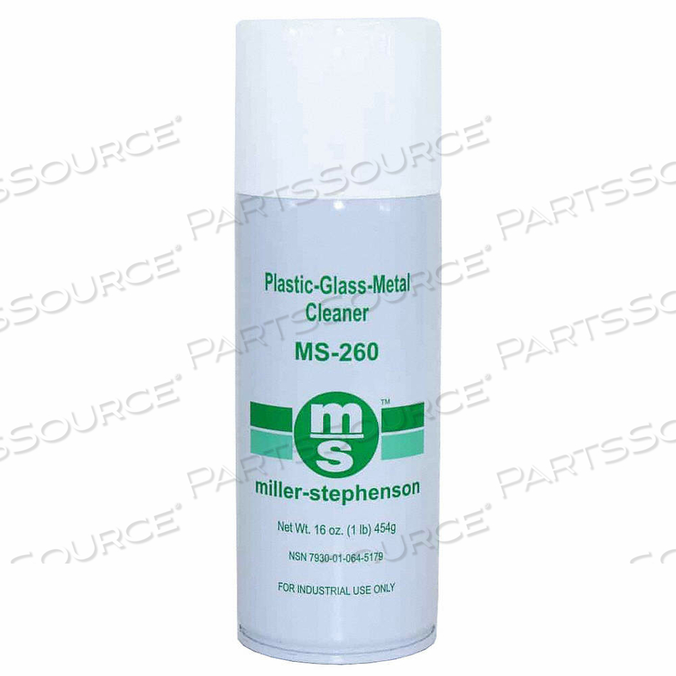 PLASTIC/GLASS/METAL CLEANER, WHITE, 15 OZ, AEROSOL by Miller - Stephenson Chemical Company, Inc.