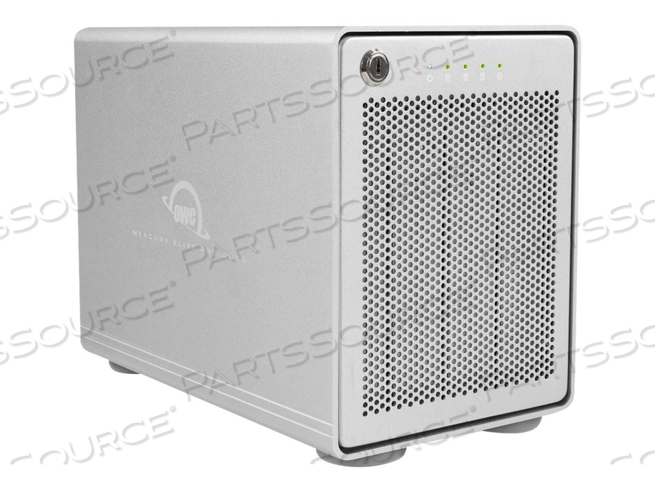 OWC MERCURY ELITE PRO QUAD RAID, HARD DRIVE ARRAY, 32 TB, 4 BAYS (SATA-600), HDD 8 TB X 4, USB 3.1 GEN 2 (EXTERNAL) by Other World Computing