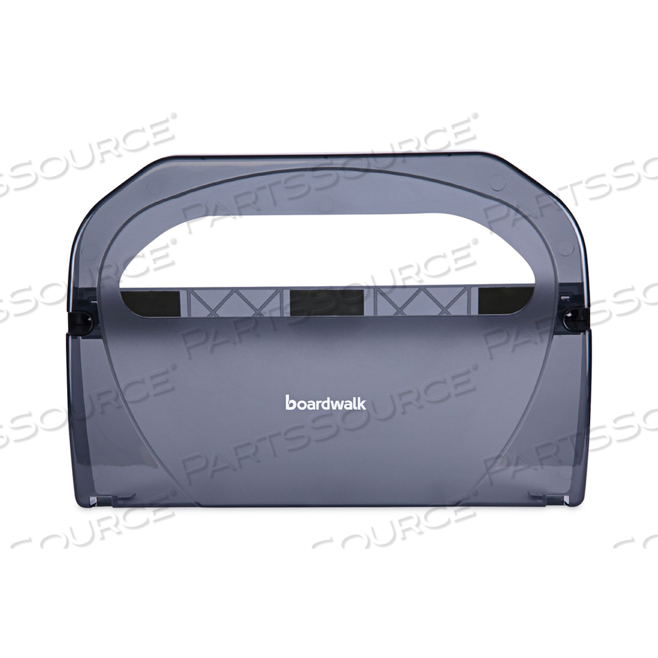 TOILET SEAT COVER DISPENSER, 17.25 X 3.13 X 11.75, SMOKE BLACK by Boardwalk TOILET SEAT COVER DISPENSER, 17.25 X 3.13 X 11.75, SMOKE BLACK by Boardwalk