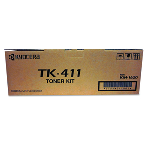 TK411 TONER, 15,000 PAGE-YIELD, BLACK by Kyocera