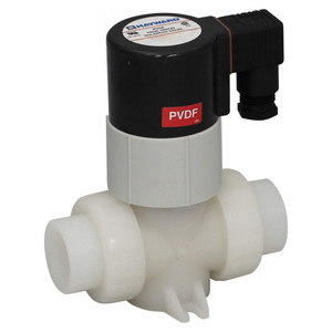 NATURAL PVDF SOLENOID VALVE W/FPM O-RING by Hayward