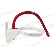 RING BRACKET, POLYCARBONATE, 7.75IN WALL OUTER EDGE, REUSABLE, WITH: BUILT-IN ON-OFF VALVE, FOR USE WITH: FOR 1200CC DISPOSABLE CANISTER WA- by Ohio Medical, LLC