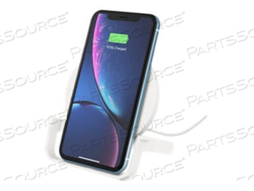 BOOST CHARGE, WIRELESS CHARGING STAND + AC POWER ADAPTER, 10 WATT, WHITE by Belkin BOOST CHARGE, WIRELESS CHARGING STAND + AC POWER ADAPTER, 10 WATT, WHITE by Belkin