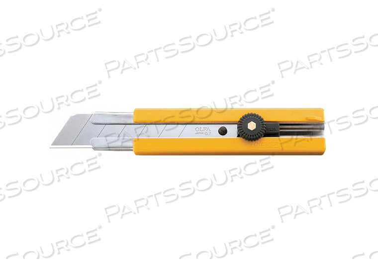 SNAP-OFF KNIFE 6 3/4 IN YELLOW by Olfa SNAP-OFF KNIFE 6 3/4 IN YELLOW by Olfa