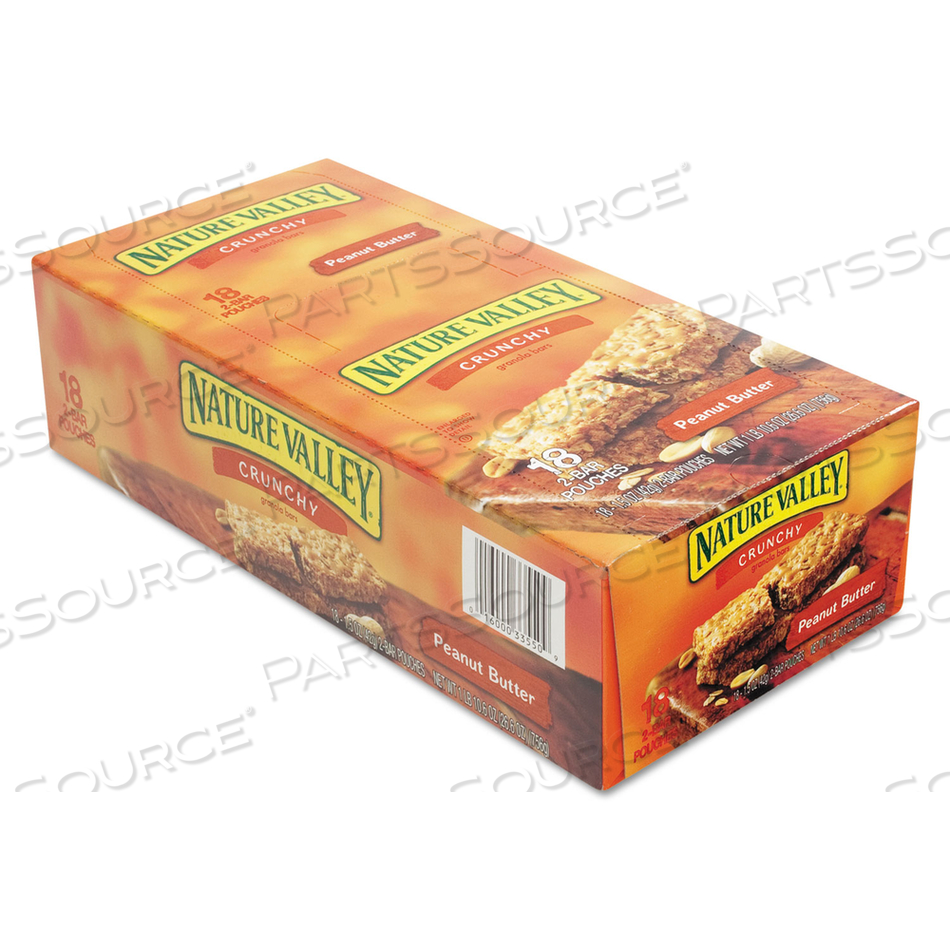 GRANOLA BARS, PEANUT BUTTER CEREAL, 1.5 OZ BAR by Nature Valley GRANOLA BARS, PEANUT BUTTER CEREAL, 1.5 OZ BAR by Nature Valley
