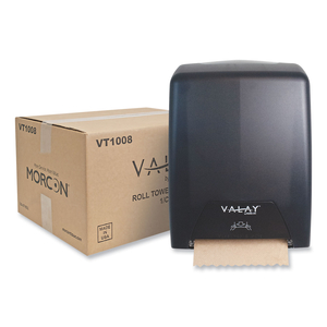 VALAY PROPRIETARY ROLL TOWEL DISPENSER, 11.75 X 8.5 X 14, BLACK by Morcon Tissue