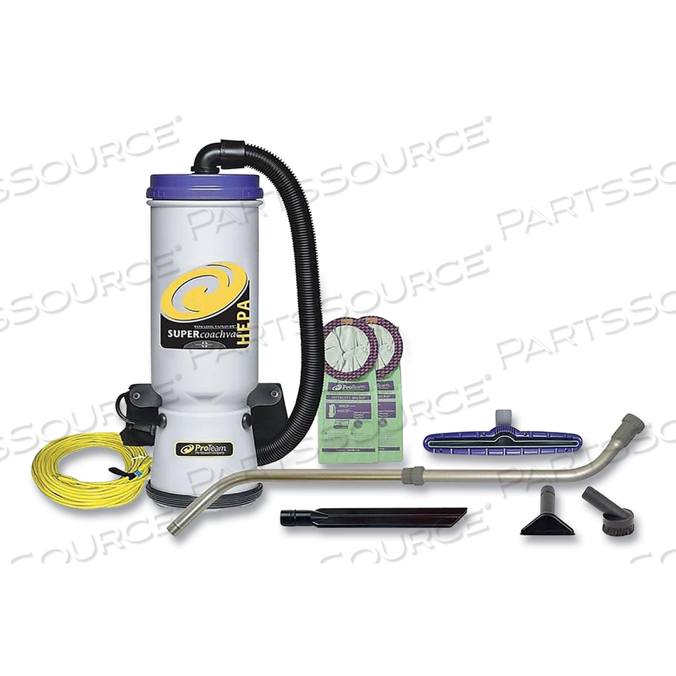 SUPER COACHVAC HEPA W/XOVER FLOOR TOOL KIT D (107100) by Proteam