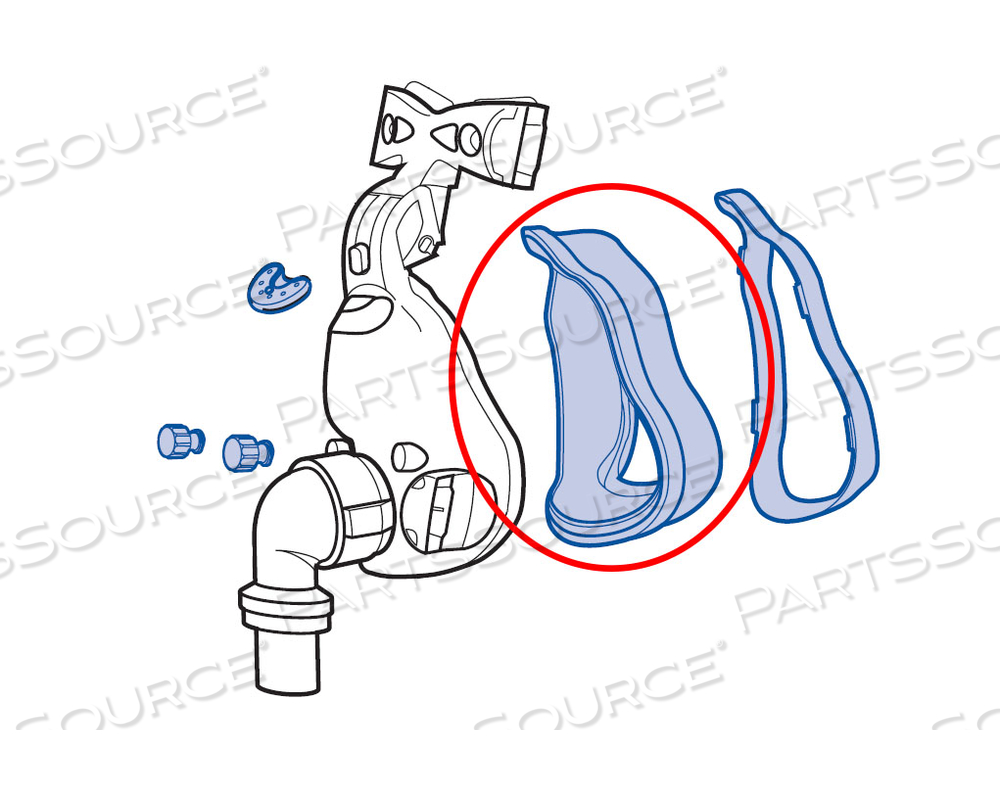 CUSHION FULL FACE MASK MEDIUM ULTRA MIRAGE by ResMed