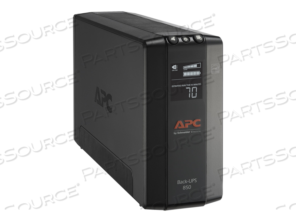 APC BATTERY BACK-UPS, 120 VAC INPUT, 510 W/850 VA OUTPUT, 60 HZ, BLACK by APC / American Power Conversion APC BATTERY BACK-UPS, 120 VAC INPUT, 510 W/850 VA OUTPUT, 60 HZ, BLACK by APC / American Power Conversion