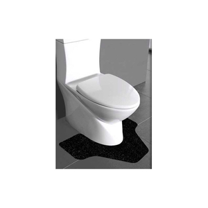 WIZKID ANTIMICROBIAL COMMODE TOILET MATS, GRAY 12/PACK by Sanastar Inc