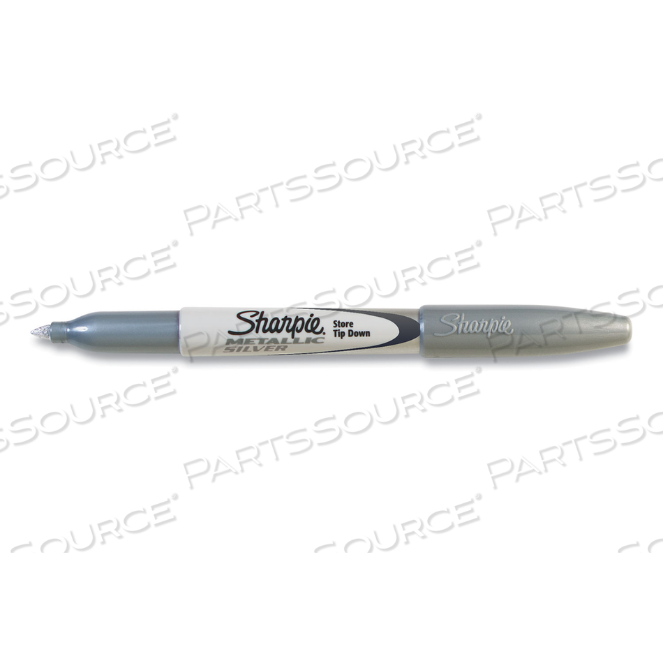 METALLIC FINE POINT PERMANENT MARKERS, FINE BULLET TIP, METALLIC SILVER by Sharpie METALLIC FINE POINT PERMANENT MARKERS, FINE BULLET TIP, METALLIC SILVER by Sharpie