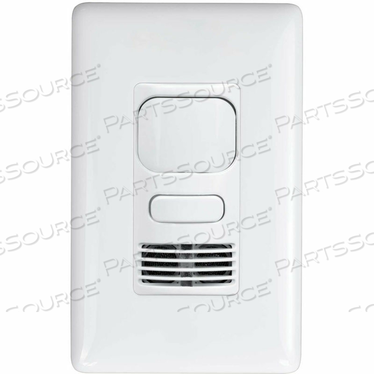 LIGHTHAWK PIR 1-BUTTON WALL SWITCH OCCUPANCY SENSOR WITH NEUTRAL, WHITE by Hubbell Power Systems LIGHTHAWK PIR 1-BUTTON WALL SWITCH OCCUPANCY SENSOR WITH NEUTRAL, WHITE by Hubbell Power Systems