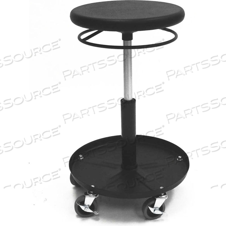 SHOPSOL ROUND WELDING STOOL WITH TRAY - 19.5" TO 26.5"H ADJUSTMENT by LDS Industries LLC SHOPSOL ROUND WELDING STOOL WITH TRAY - 19.5" TO 26.5"H ADJUSTMENT by LDS Industries LLC
