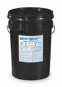 FIRE BARRIER MORTAR 6 GAL RED by STI