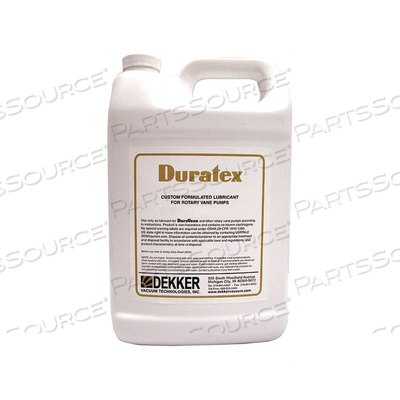 VACUUM PUMP OIL 1 QT BOTTLE 75 SAE GRADE by Dekker Vacuum Technologies, Inc