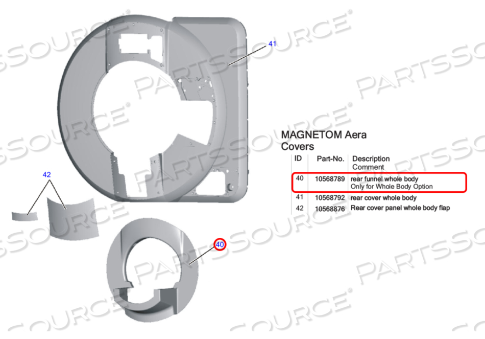 REAR FUNNEL WHOLE BODY by Siemens Medical Solutions