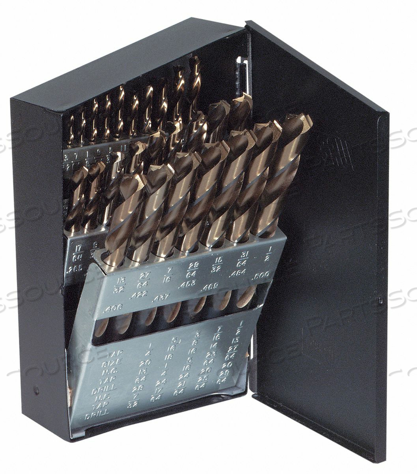 TWIST DRILL BIT SET HSS 29 PCS. 