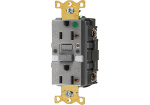 GFCI RCEPTCLE HSPITAL GR 20A 1 HP by Hubbell Incorporated, Wiring Device-Kellums